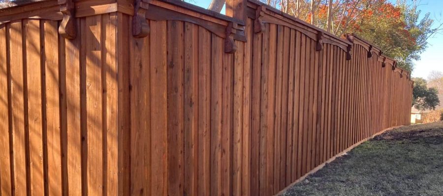 wood fence installation in fate texas
