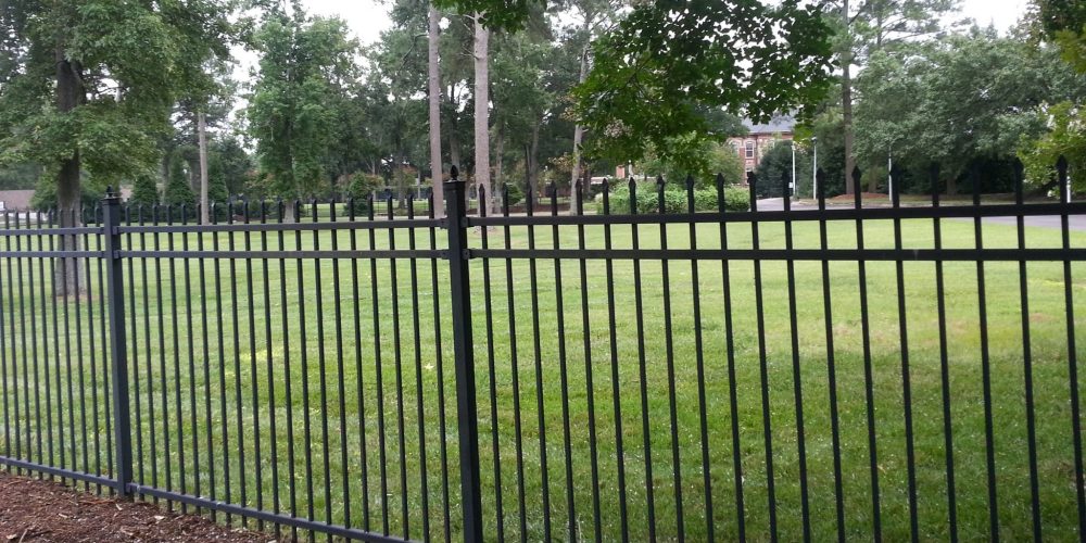 wrought iron fence installation